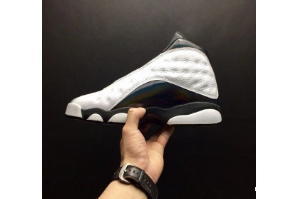 13 JORDAN “BARONS WHITE GREY RETRO AIR MENS HOLOGRAM” 1212